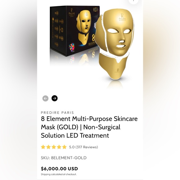 8 elements multi purpose Predire LED Face Mask Duo - Picture 3 of 7